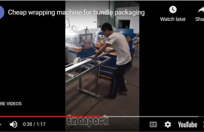 cheap economical aluminum profile wrapping packaging machine
