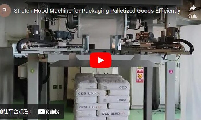 Stretch Hood Machine for Packaging Palletized Goods Efficiently